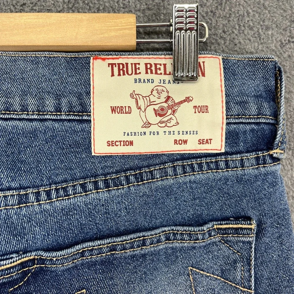 True Religion‎ Geno Relaxed Slim Fit Straight Leg Denim Jeans 32 X 32 Men's Blue